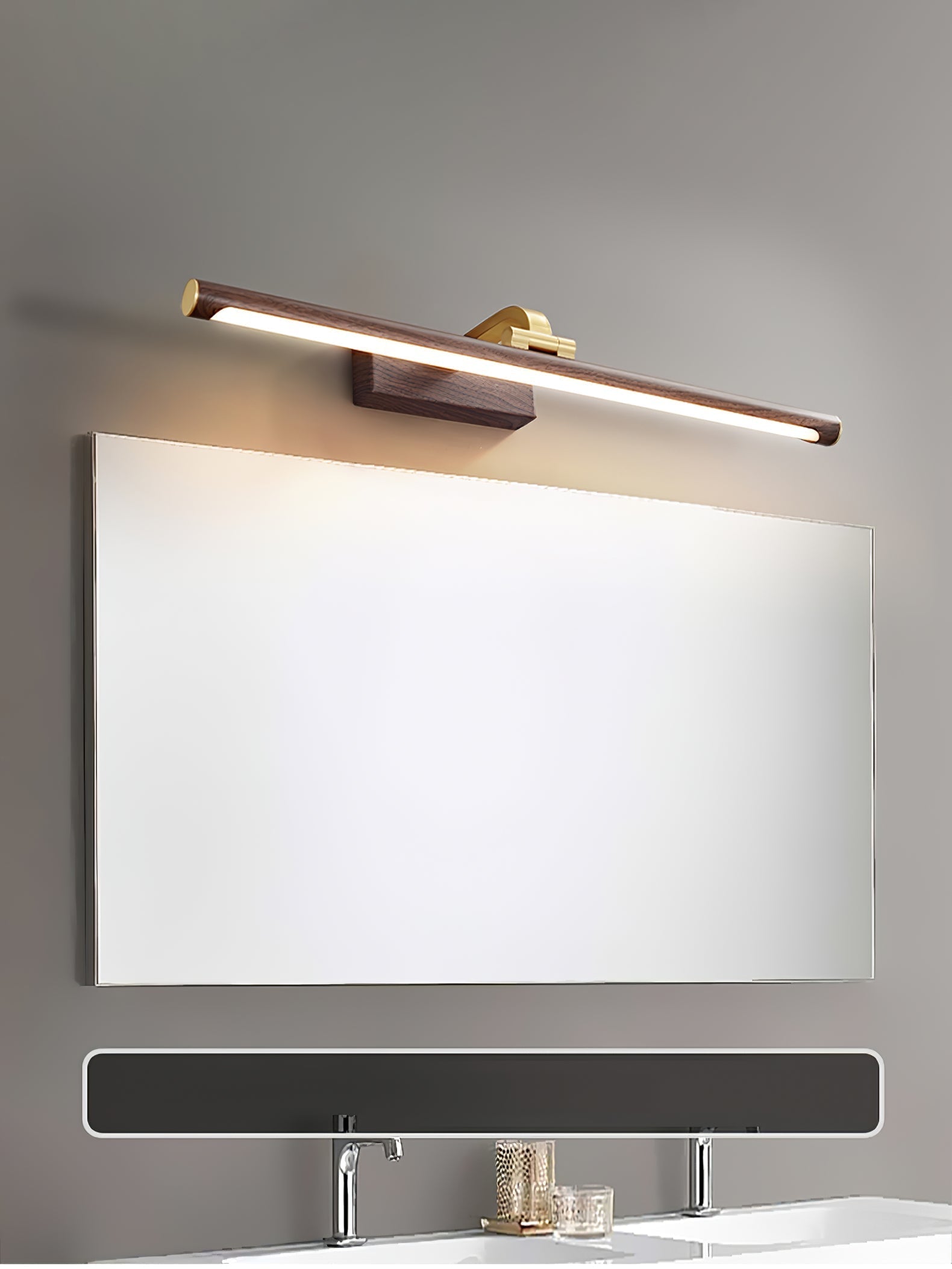 Lumare Applique murale minimaliste en laiton