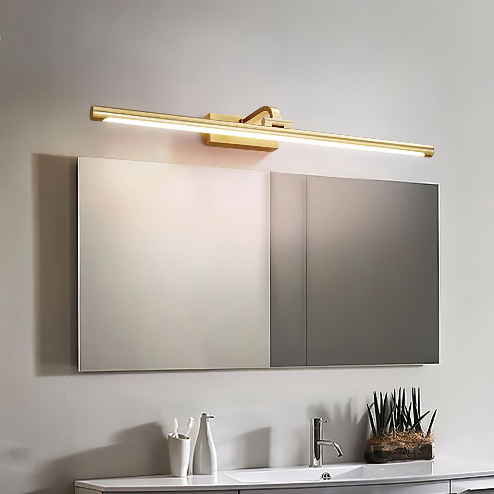 Lumare Applique murale minimaliste en laiton