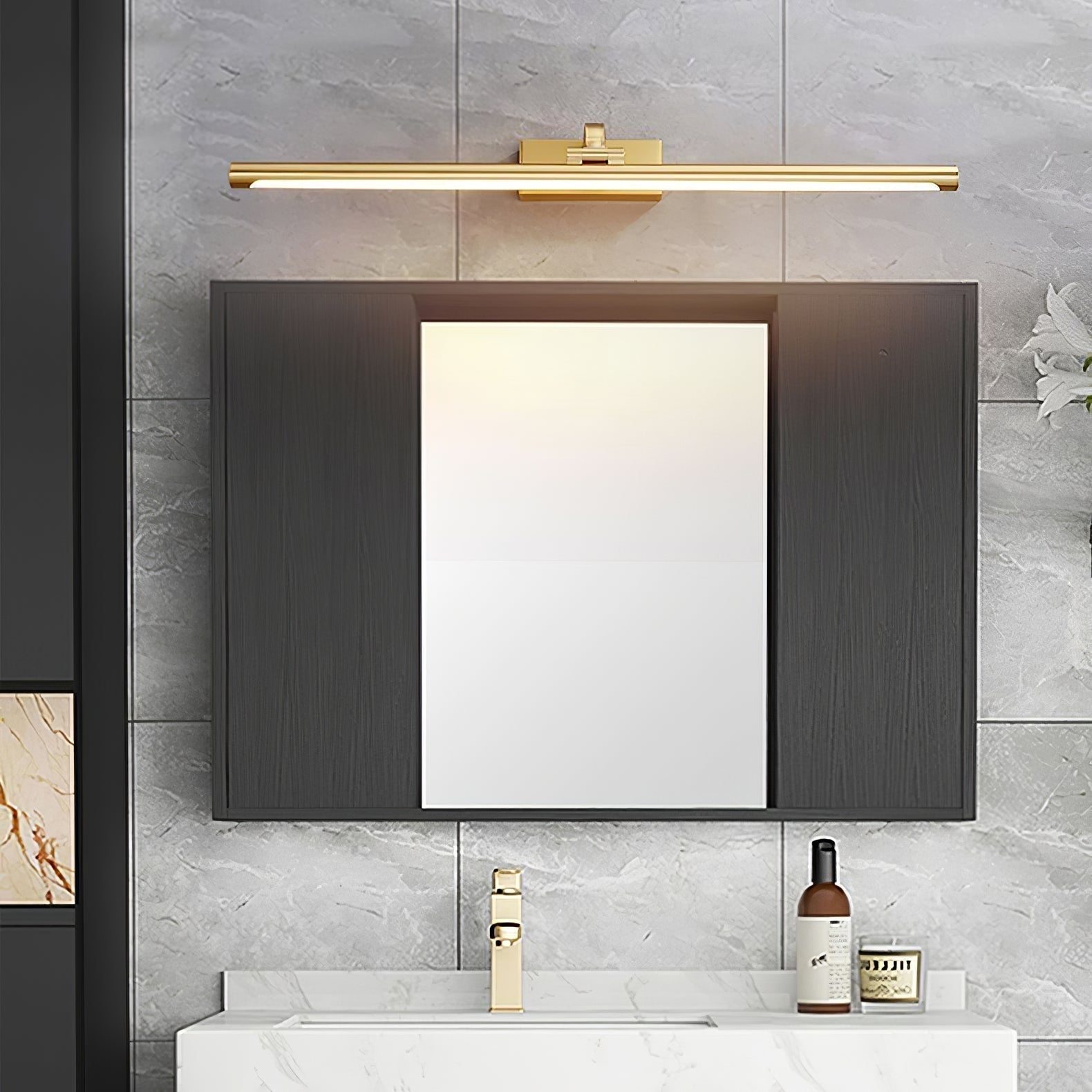 Lumare Applique murale minimaliste en laiton