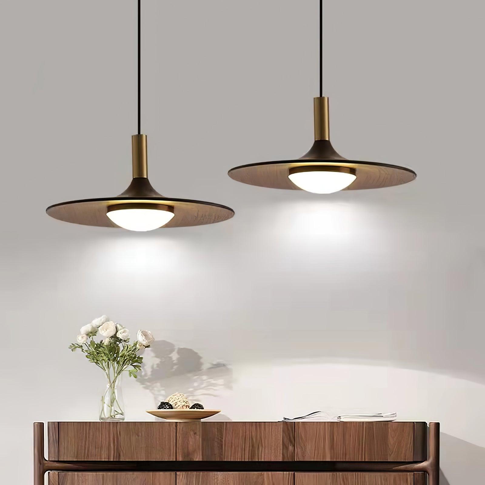 Blythe Suspension moderne en bois