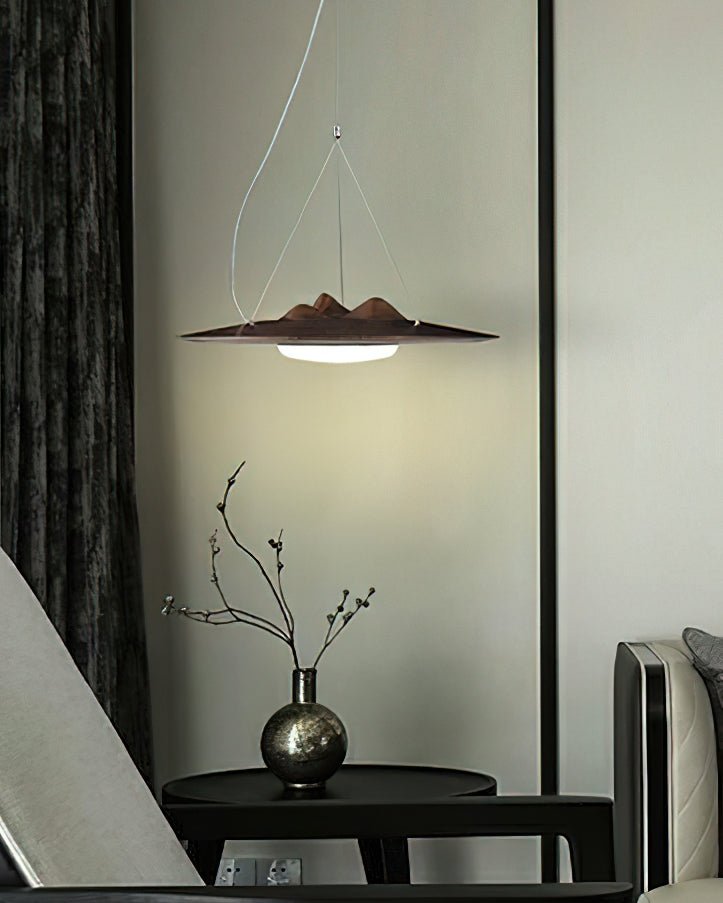 Vathea Premium Nordic Art Bois Pendentif Lampe