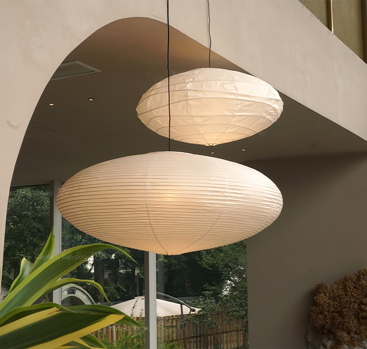 Lustra Suspension en Papier pour Salon