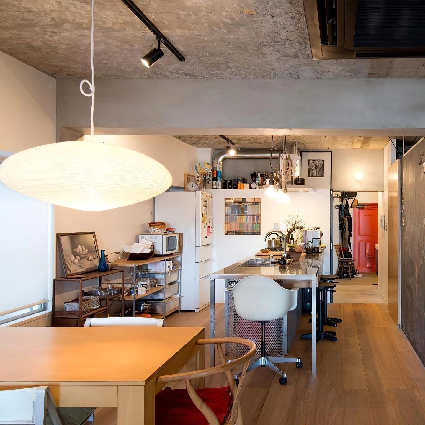 Lustra Suspension en Papier pour Salon