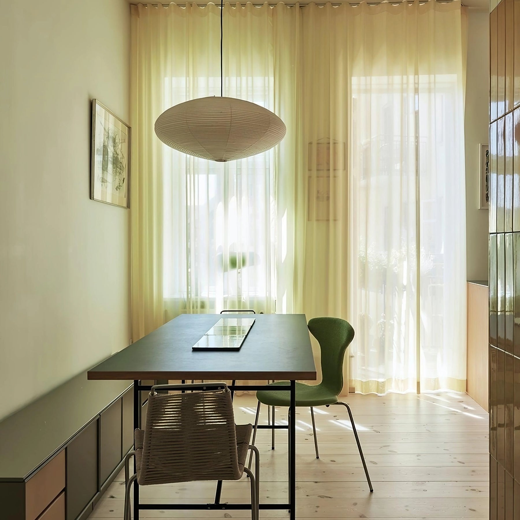 Lustra Suspension en Papier pour Salon