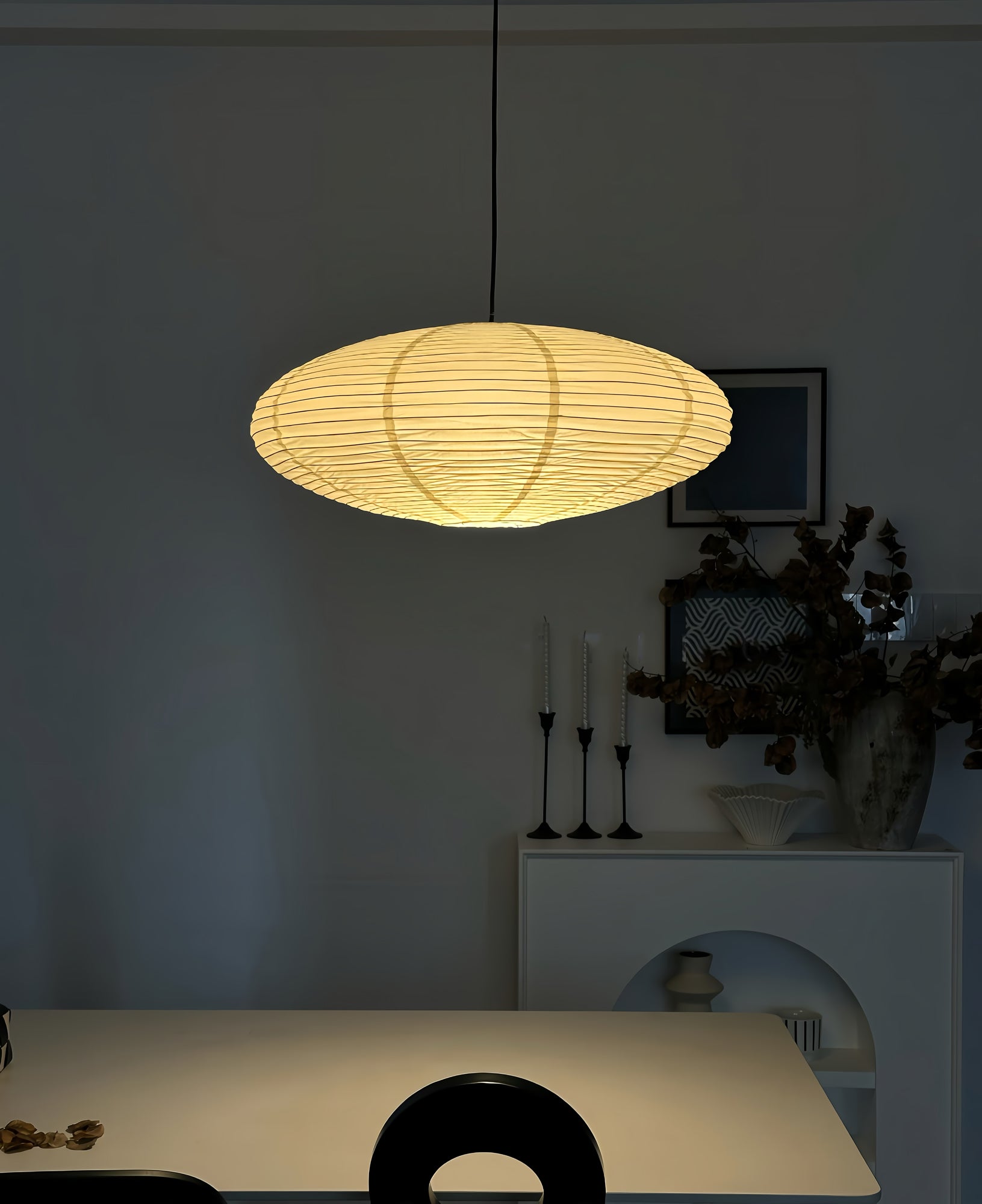 Lustra Suspension en Papier pour Salon