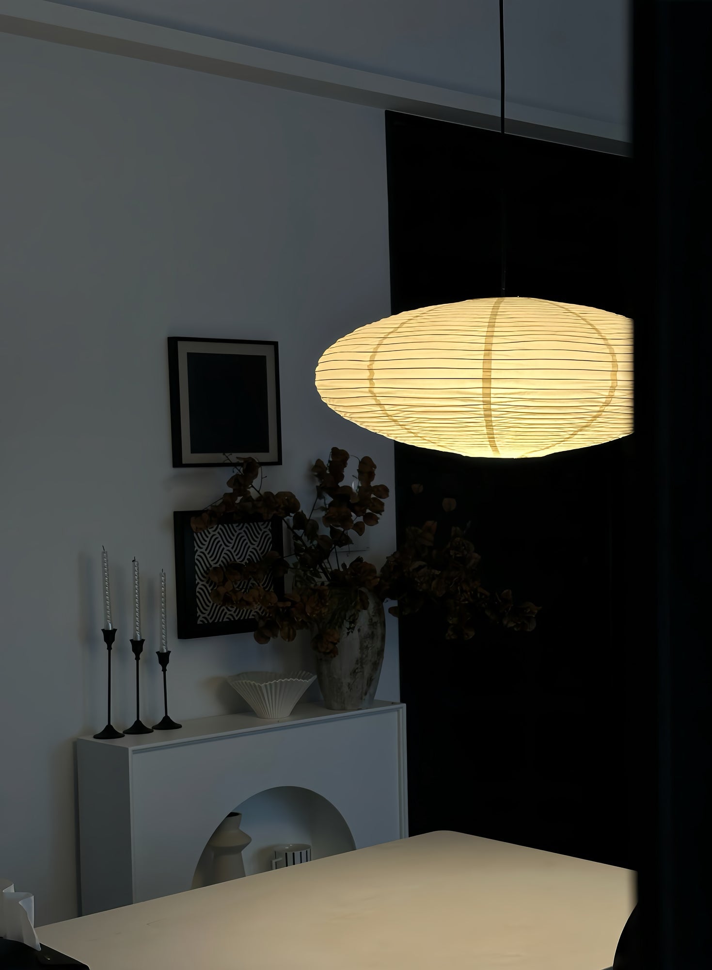 Lustra Suspension en Papier pour Salon