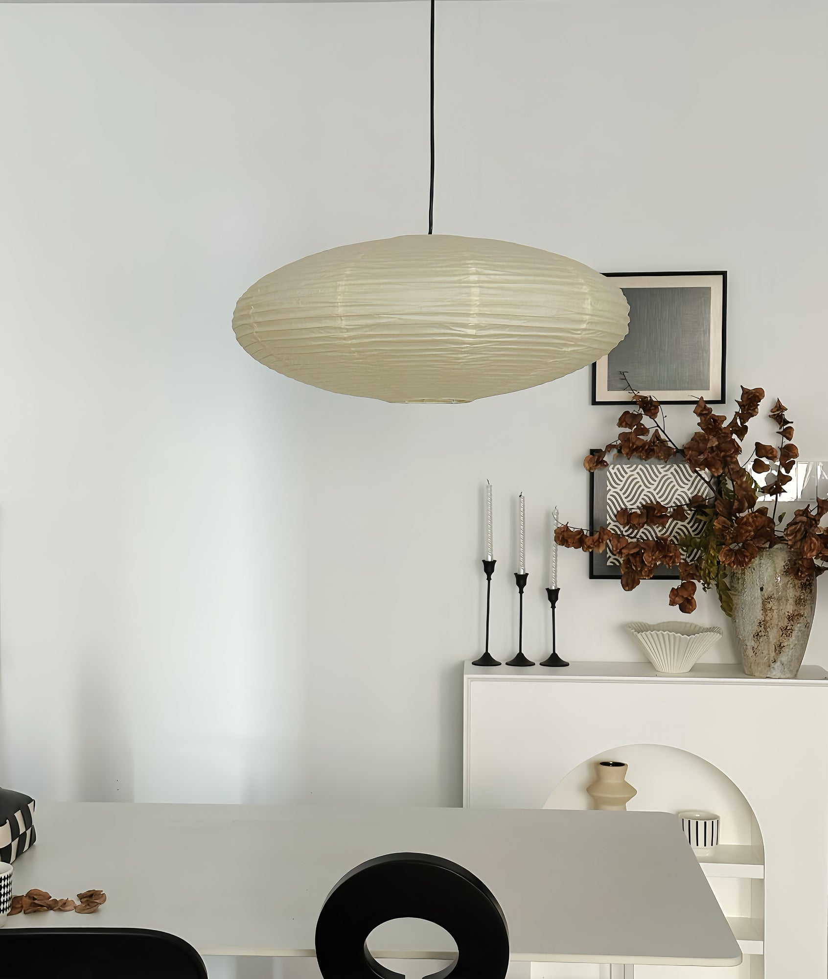 Lustra Suspension en Papier pour Salon