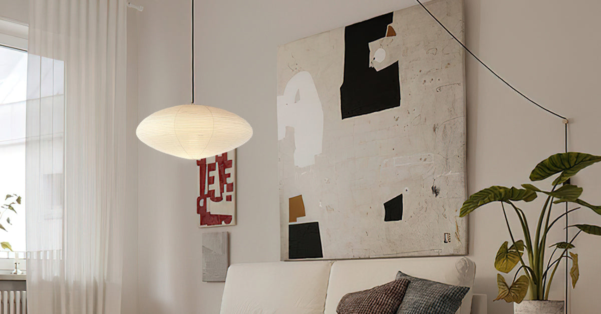 Lustra Suspension en Papier pour Salon