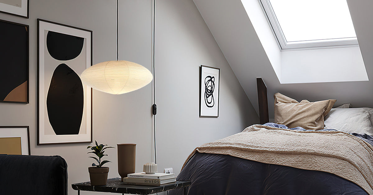 Lustra Suspension en Papier pour Salon