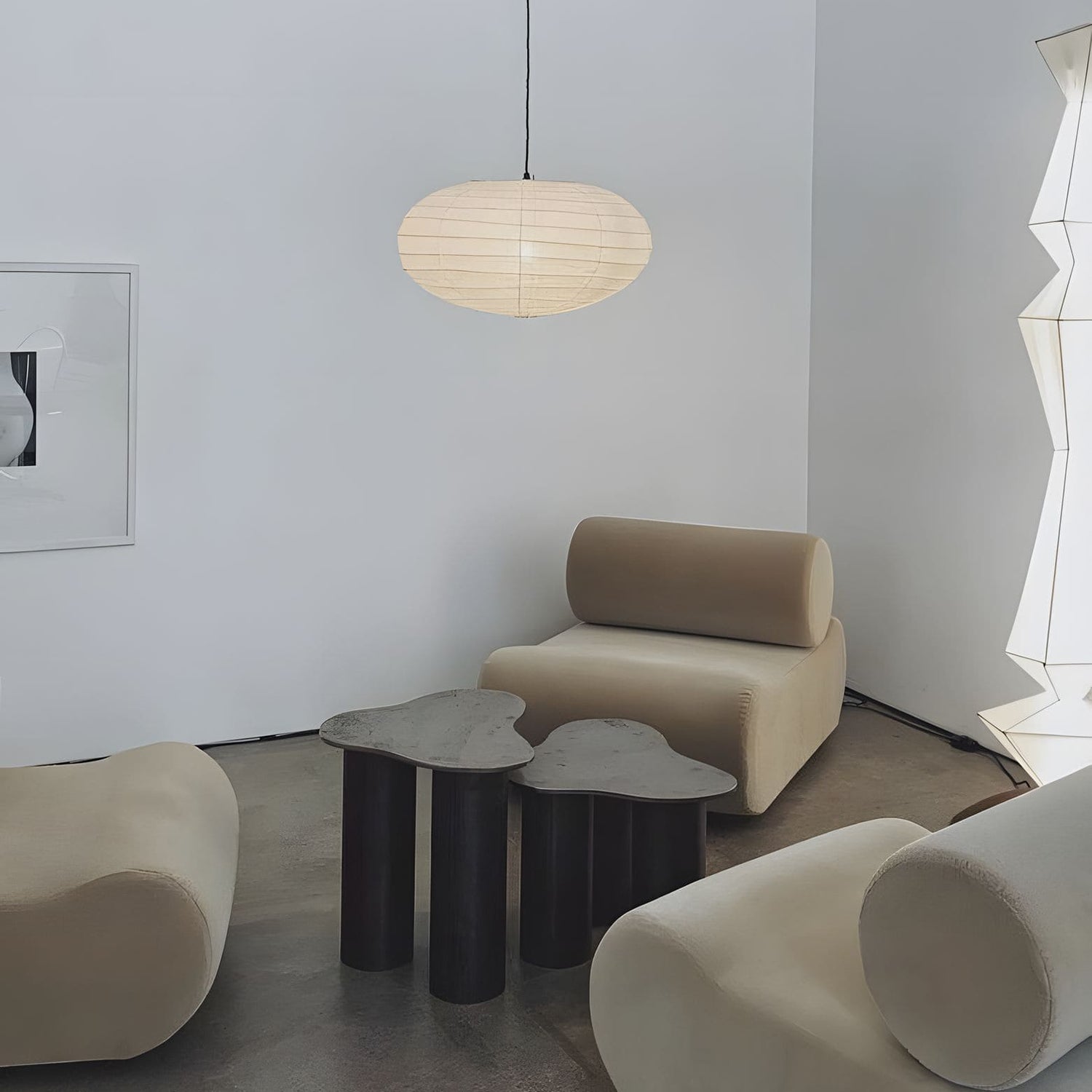 Lumaem Suspension Lampe Traditionnelle en Papier