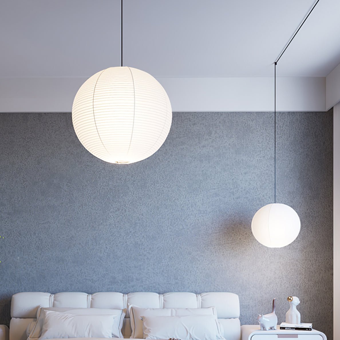 Lustra Suspension Lampe Lanternes en Papier