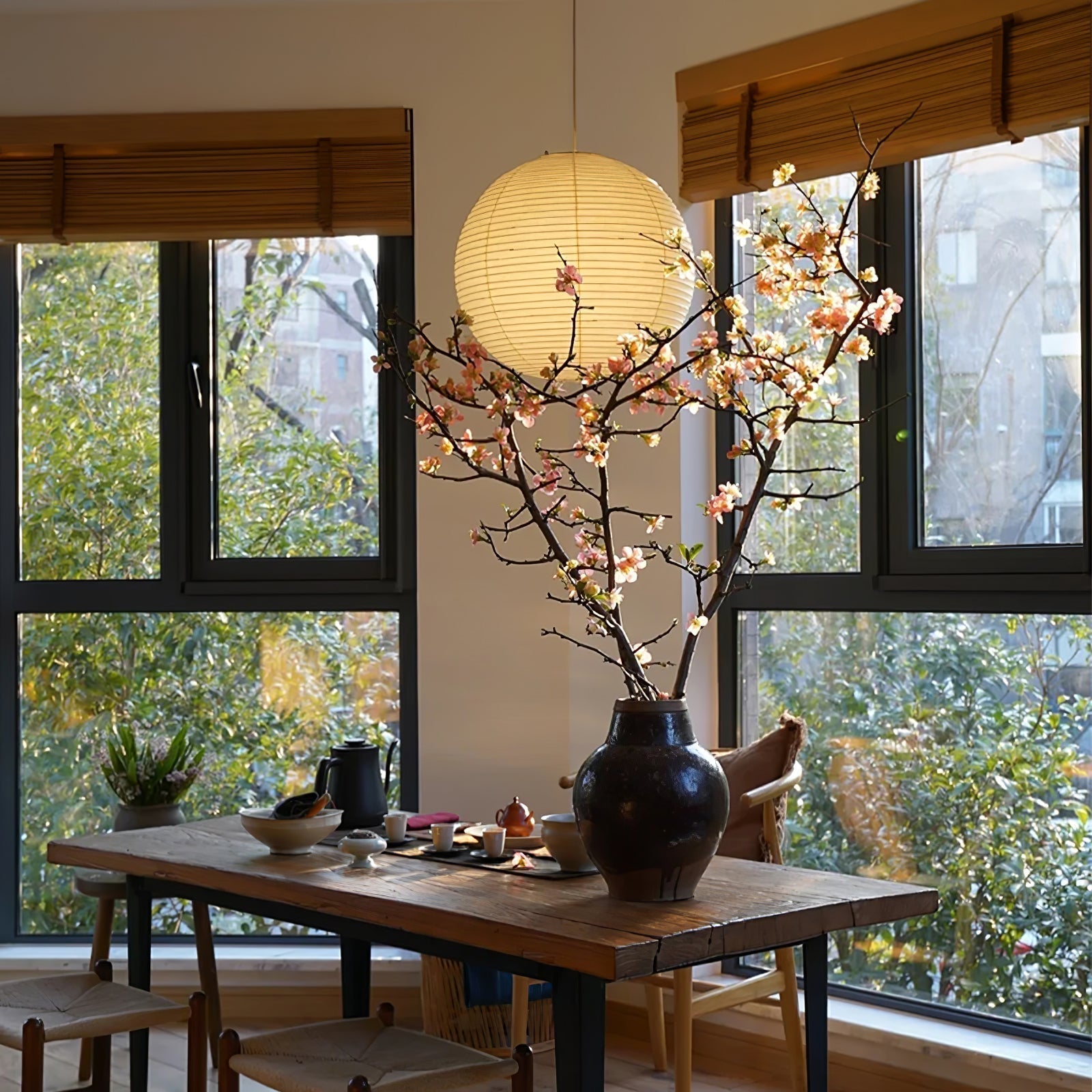 Lustra Suspension en Papier pour Salon