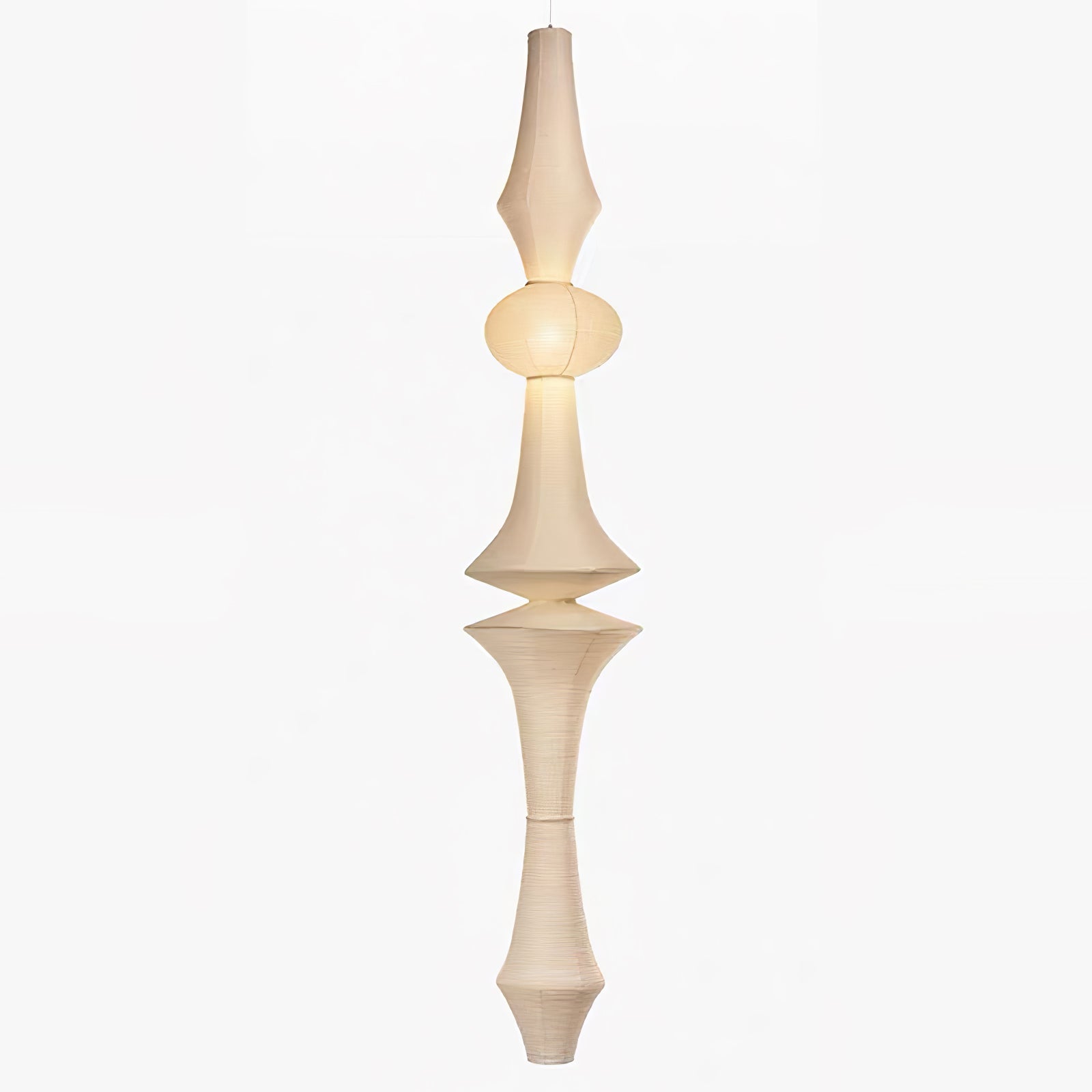 Lustra Suspension Luminaire Papier Washi E pour Salon