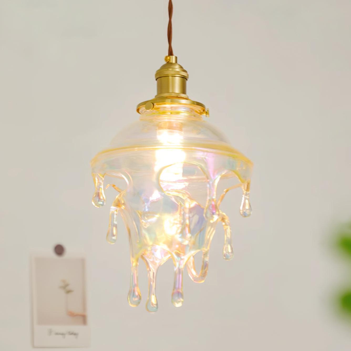 Luxora Suspension Goutte d’Eau Iridescente