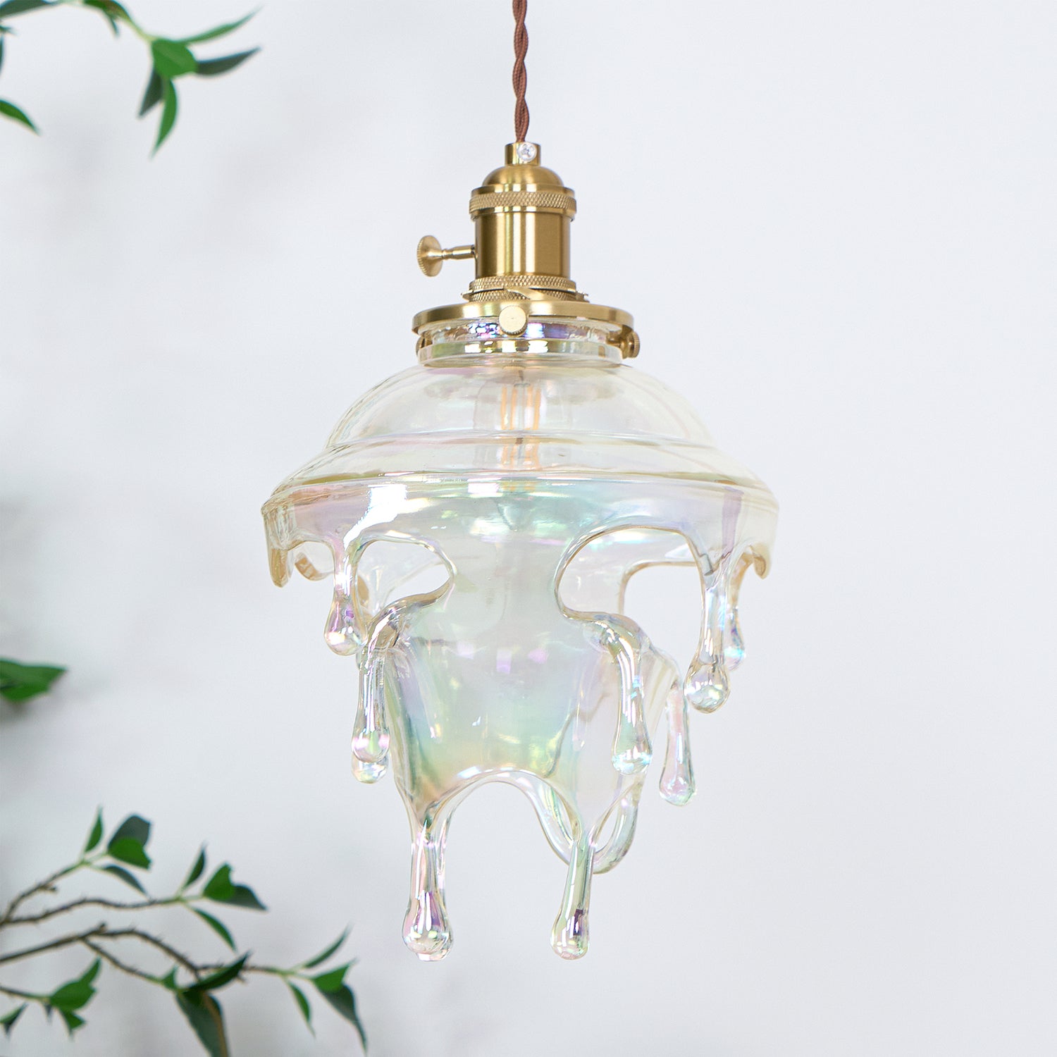 Luxora Suspension Goutte d’Eau Iridescente