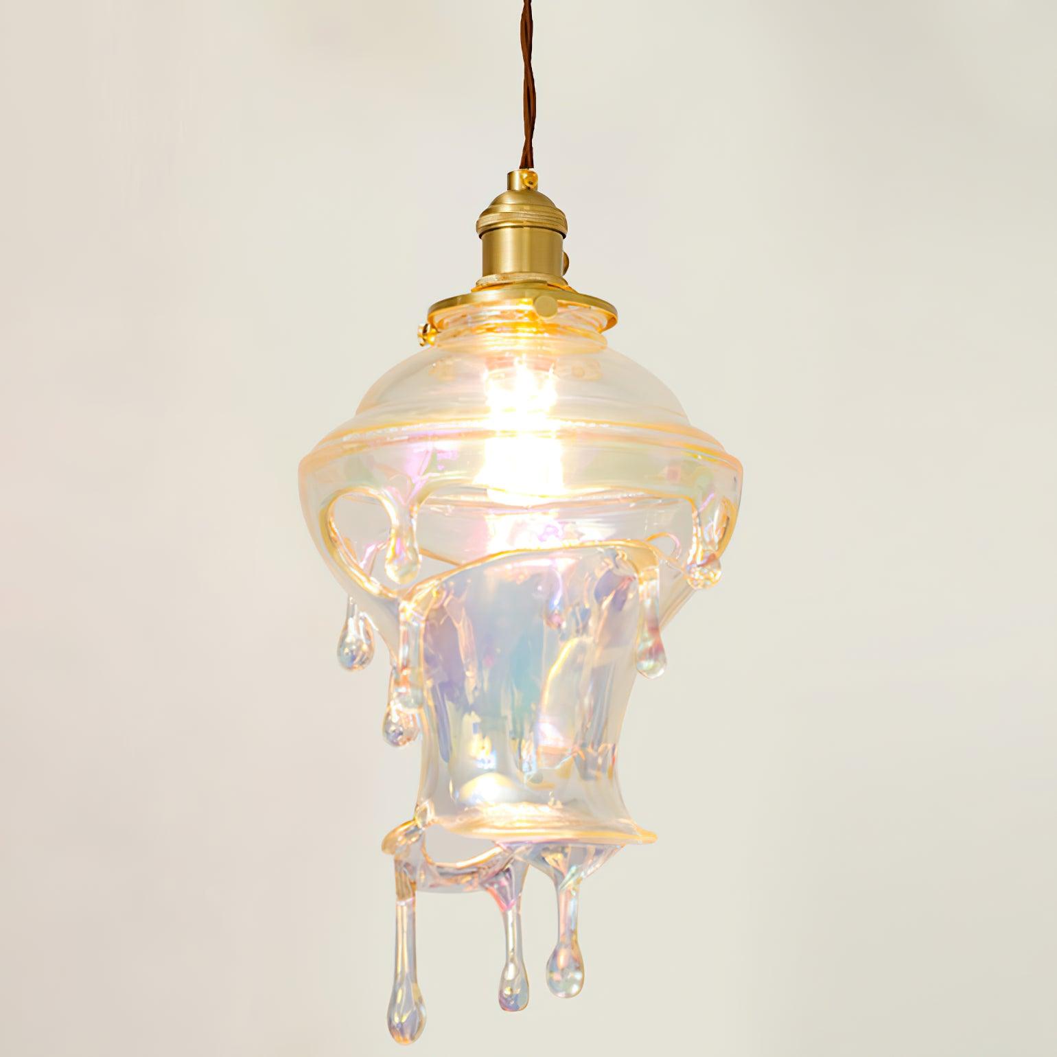 Luxora Suspension Goutte d’Eau Iridescente