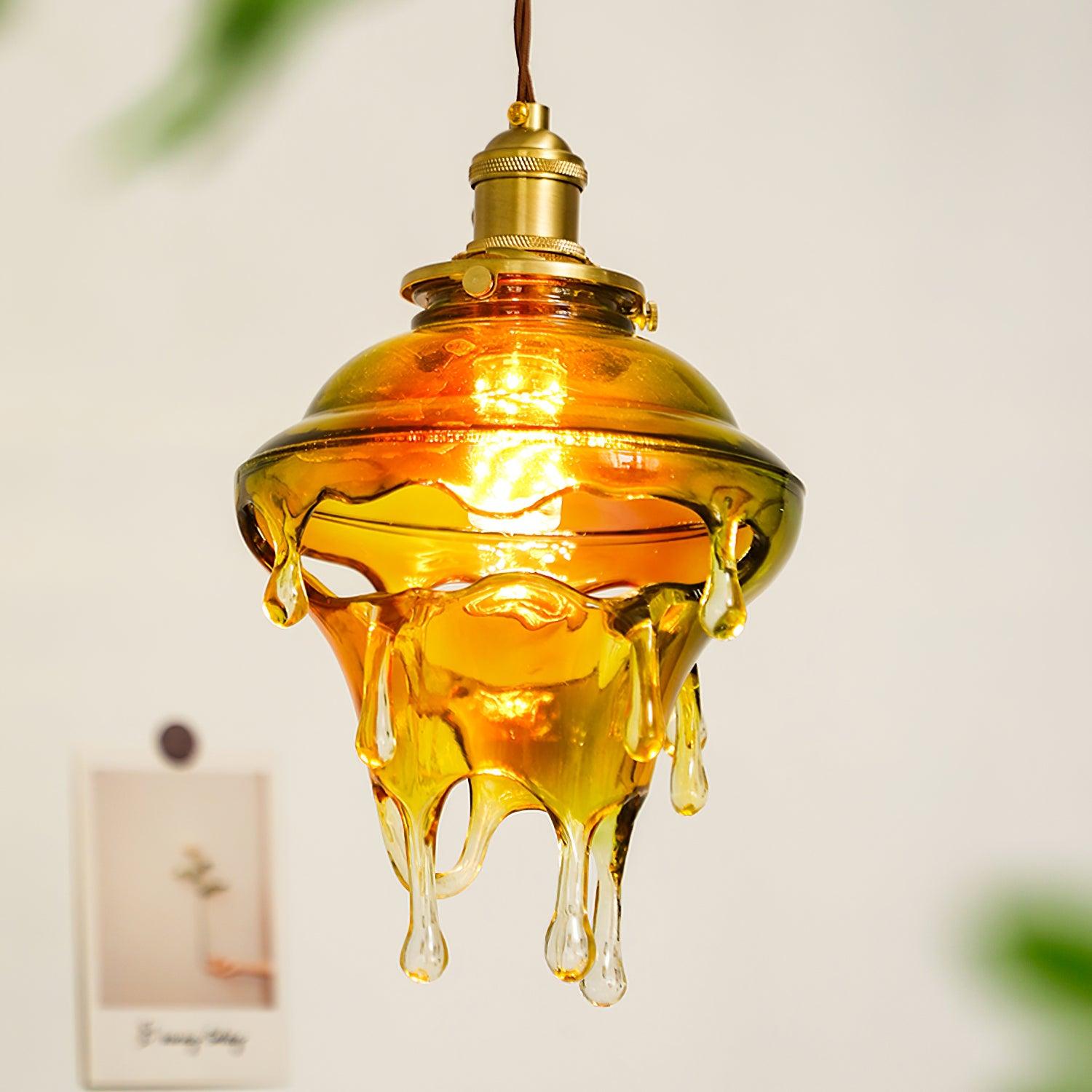 Luxora Suspension Goutte d’Eau Iridescente