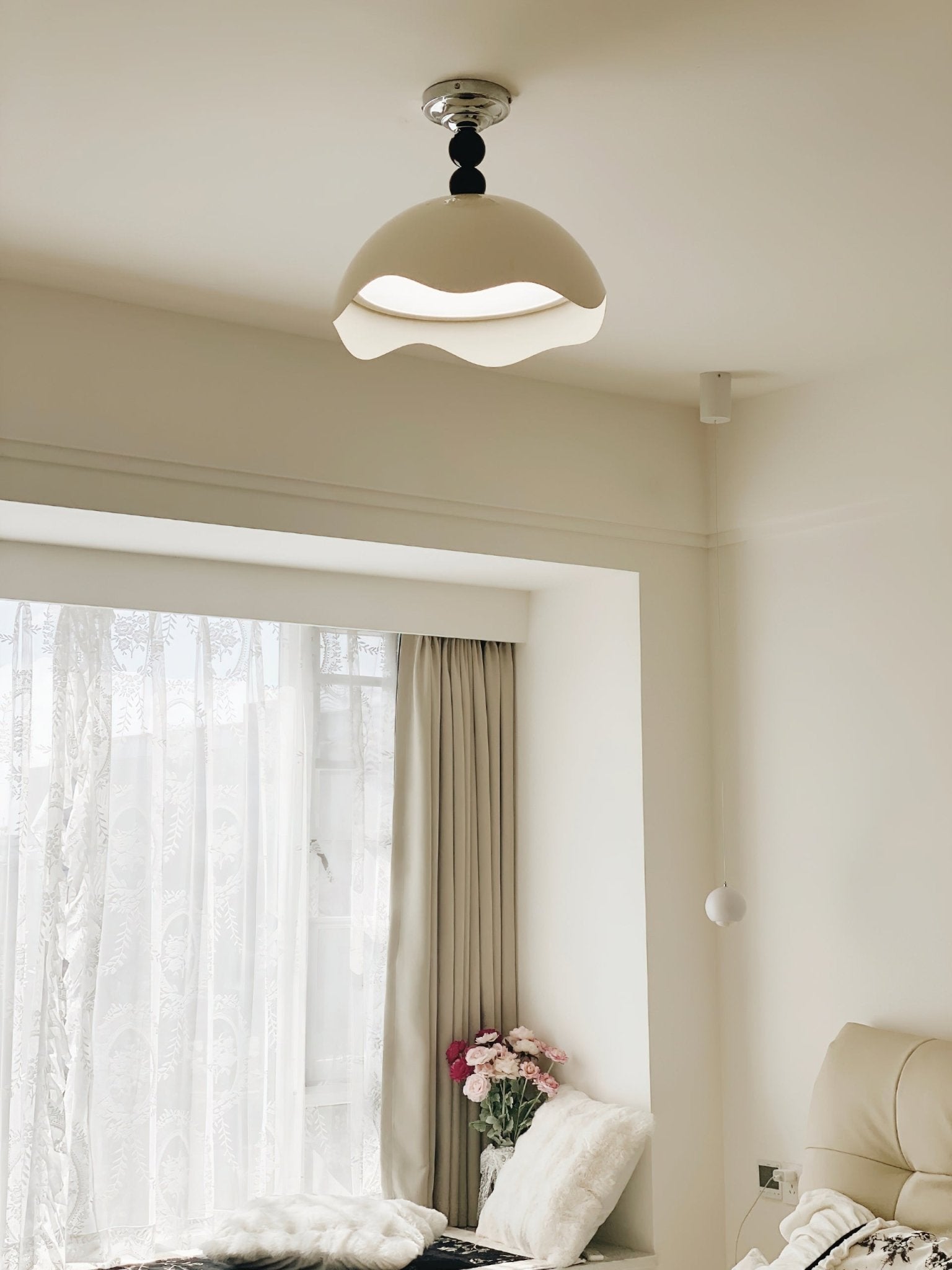 Erlorus Lampe de Plafond Vague Art Nordique Crest