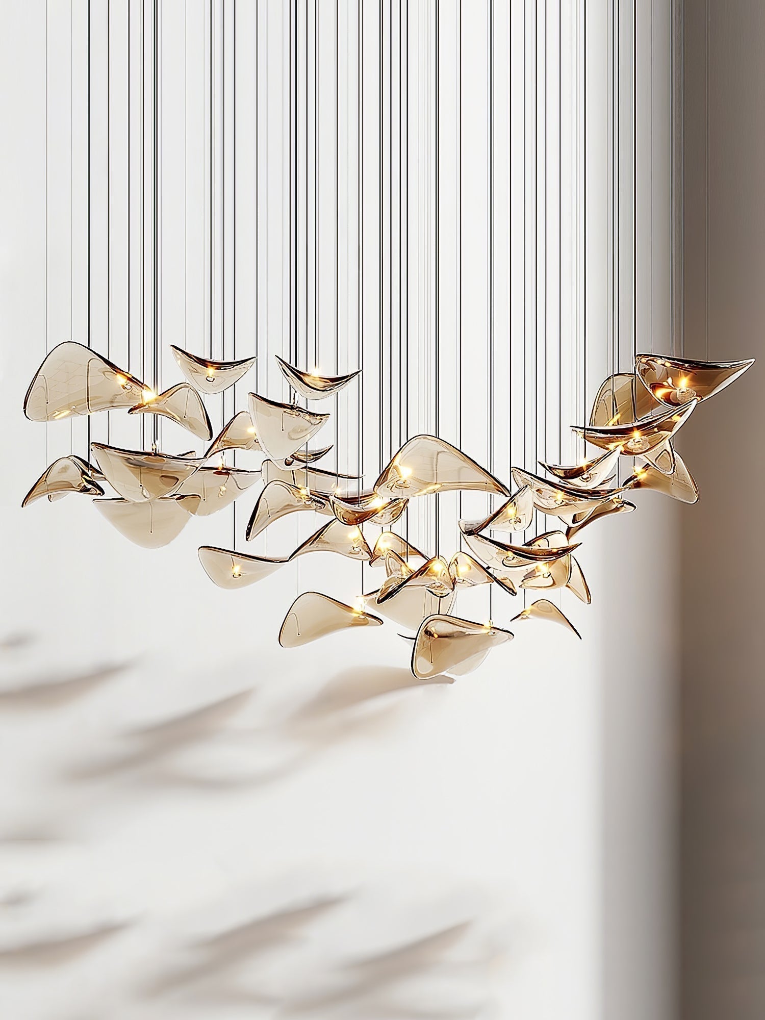 Eurrinia Suspension papillon dorée