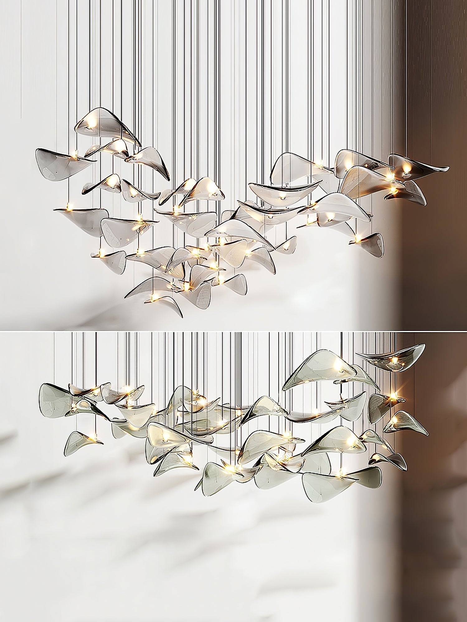 Eurrinia Suspension papillon dorée