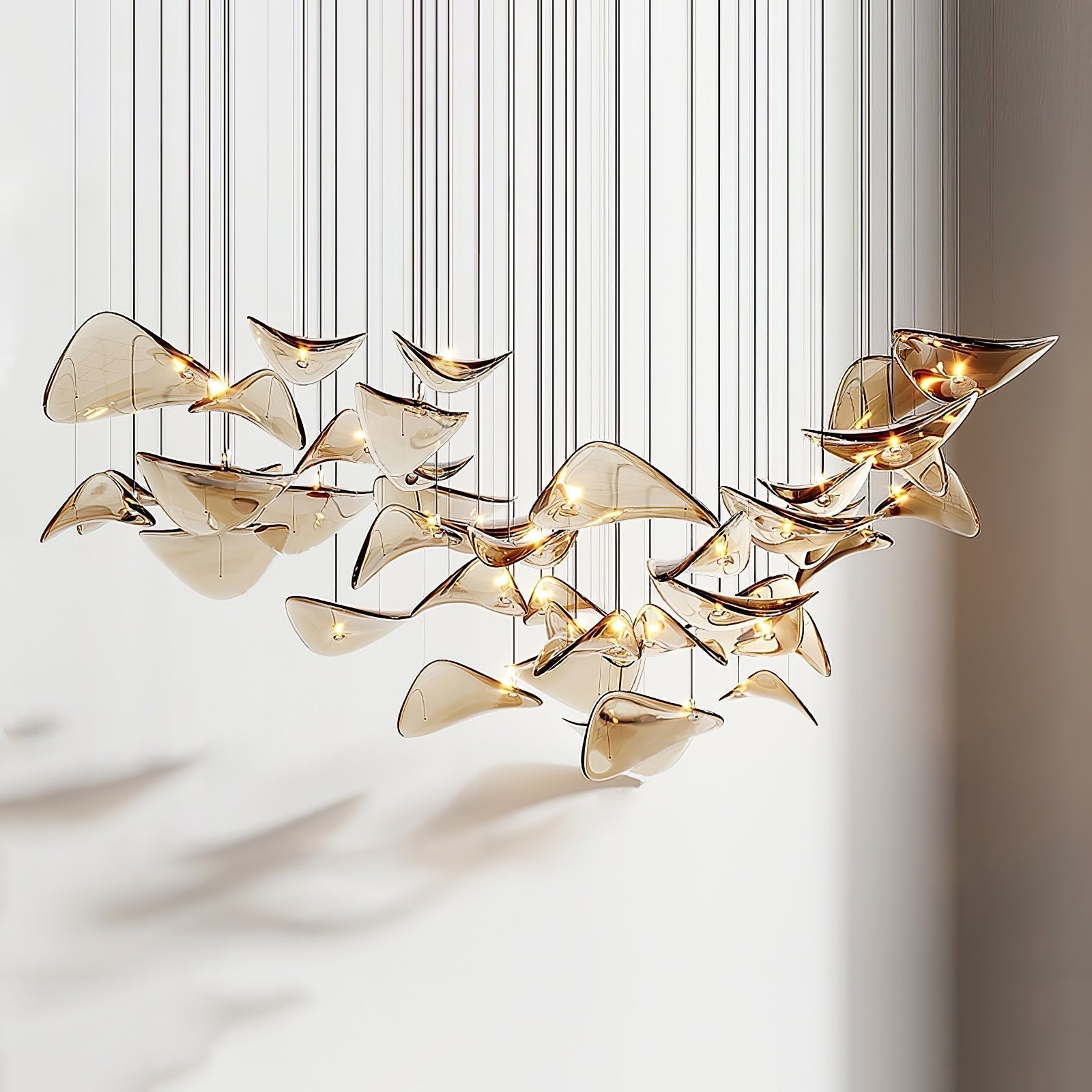 Eurrinia Suspension papillon dorée