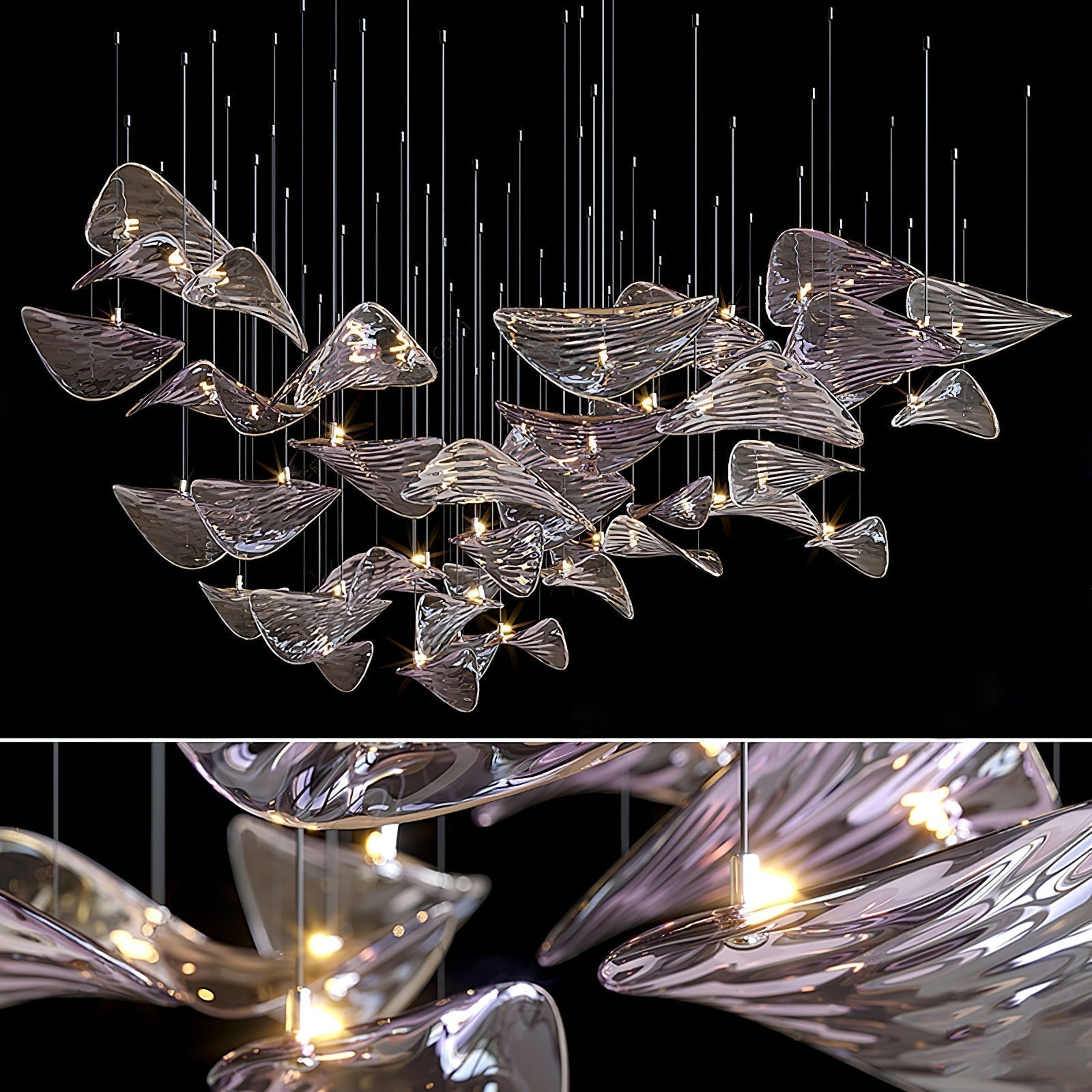 Eurrinia Suspension papillon dorée