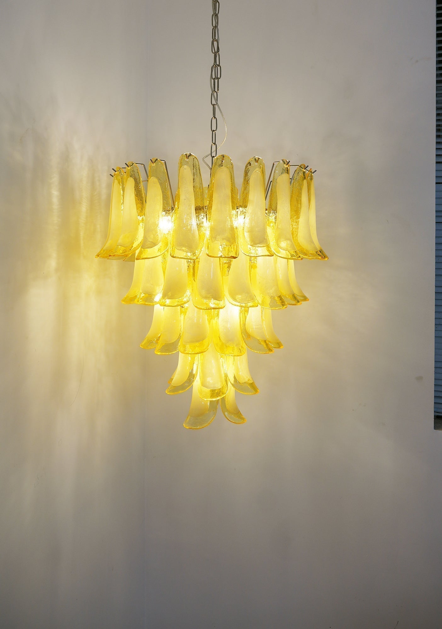 Aurora Lustre Verre Murano Pétale Vague