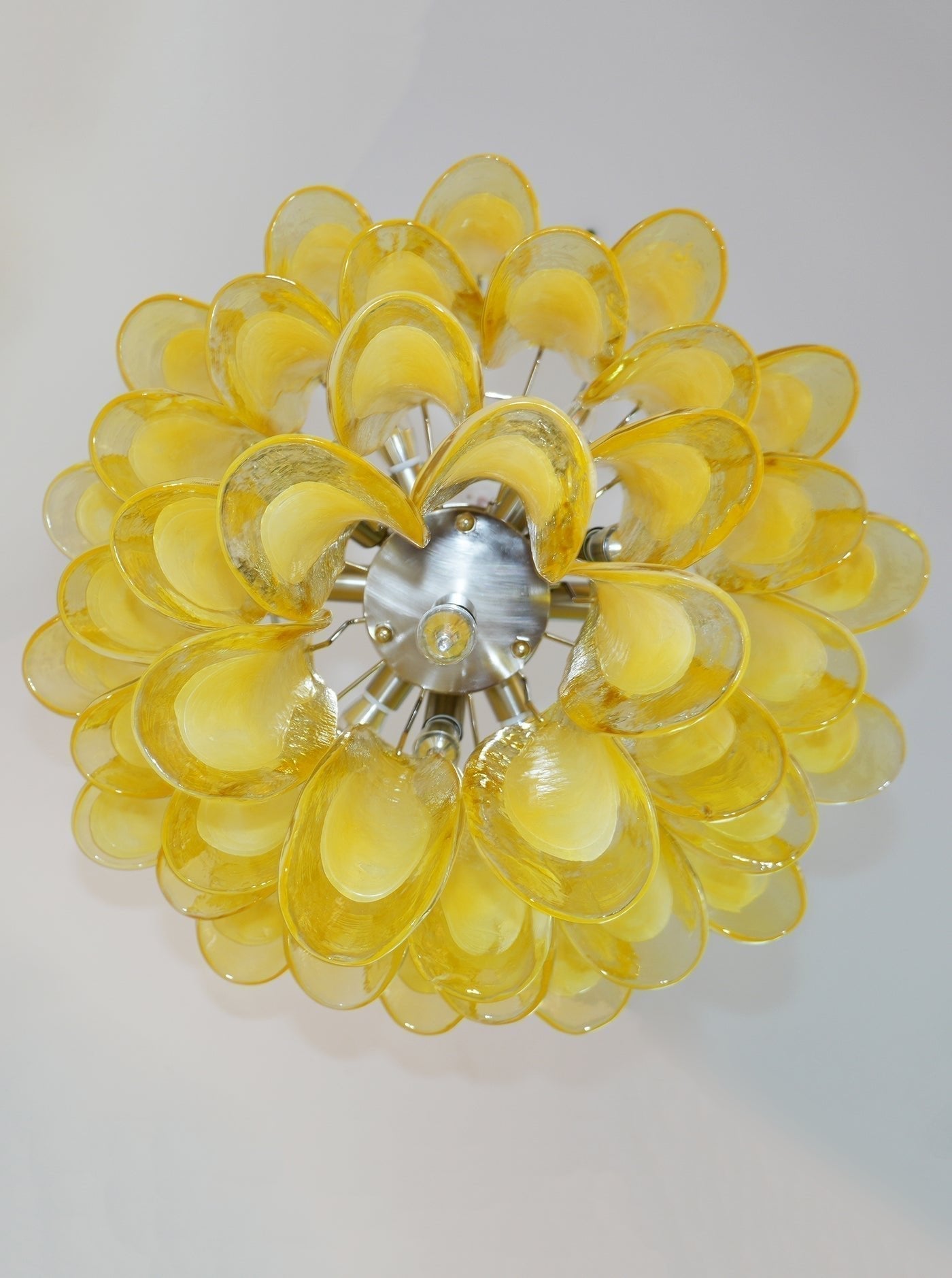 Aurora Lustre Verre Murano Pétale Vague