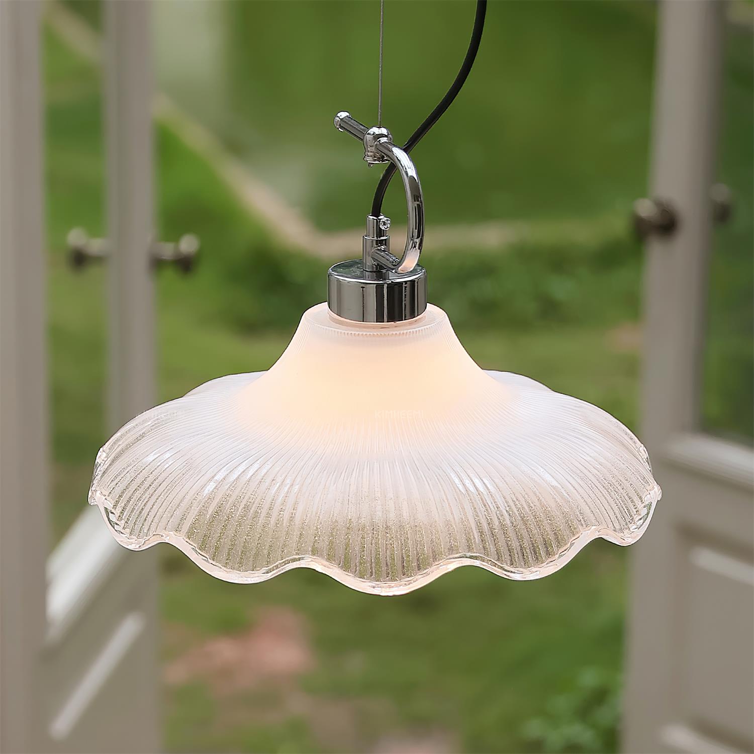 Vitrina Suspension en Verre Vintage