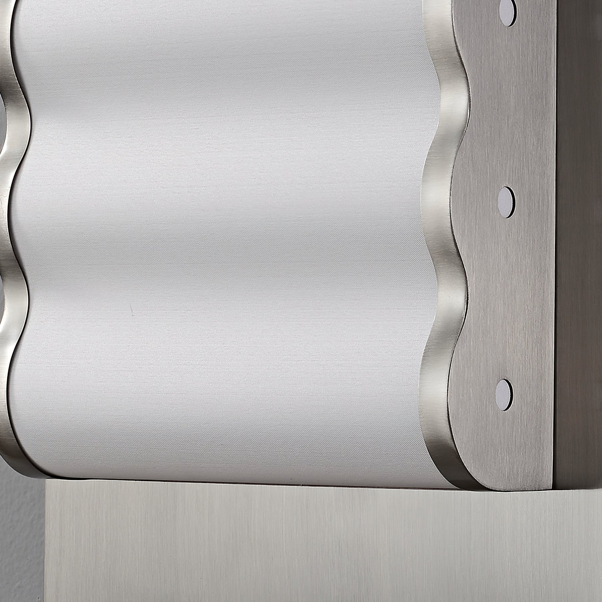 Wave Applique murale contemporaine en tissu