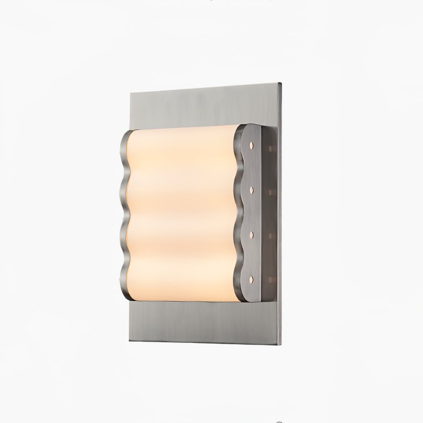 Wave Applique murale contemporaine en tissu