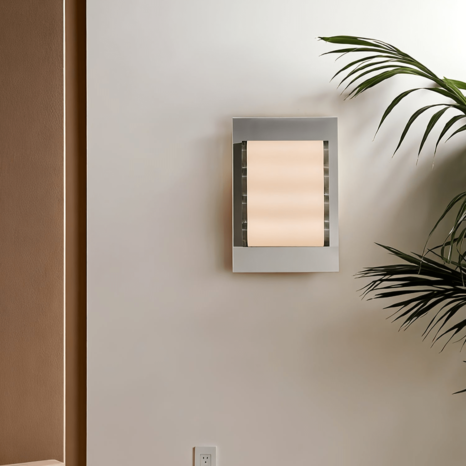 Wave Applique murale contemporaine en tissu