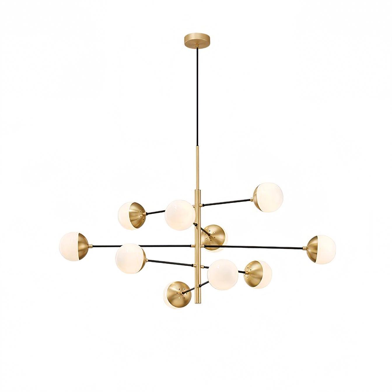 Lustra Lustre Waverly en Verre Élégant