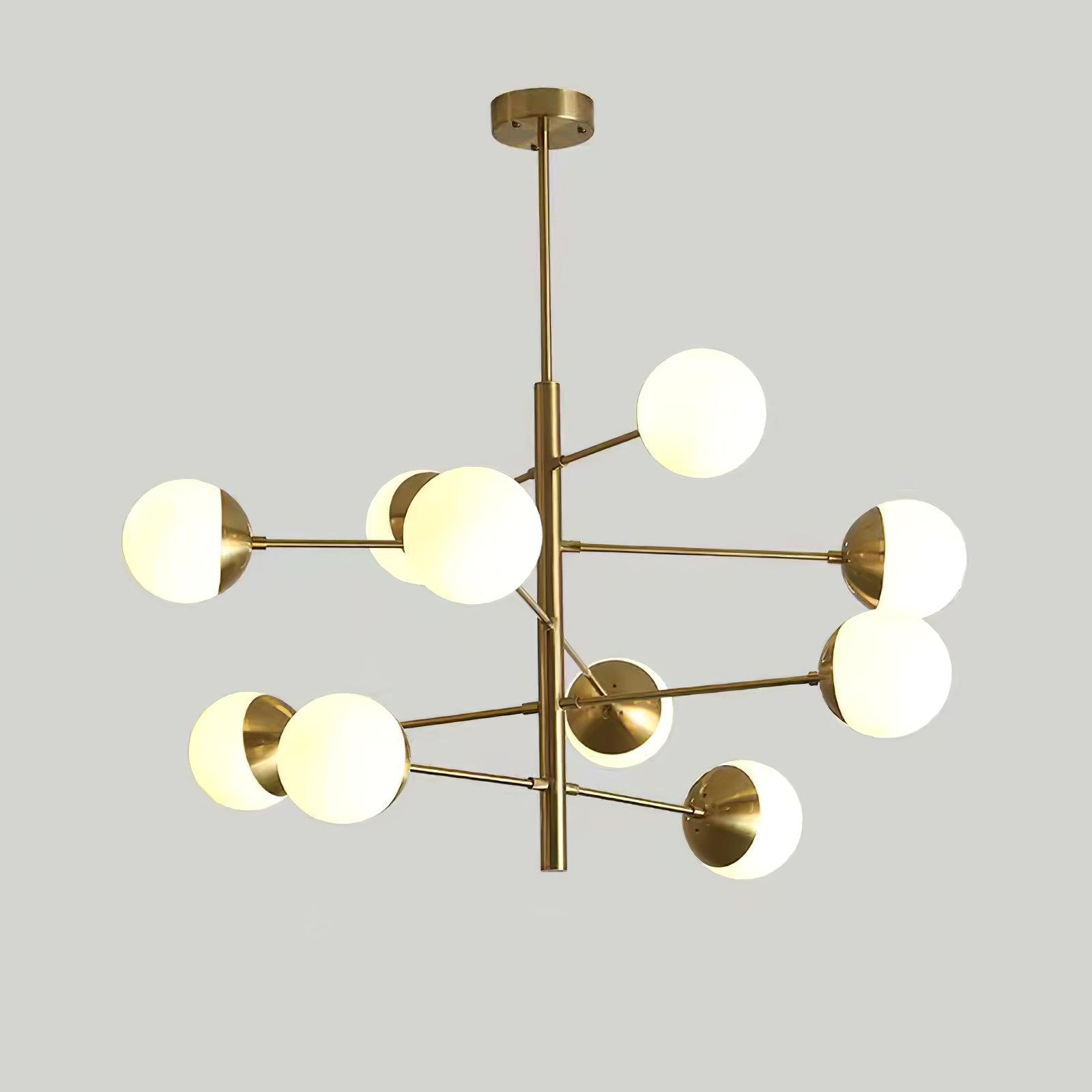 Lustra Lustre Waverly en Verre Élégant