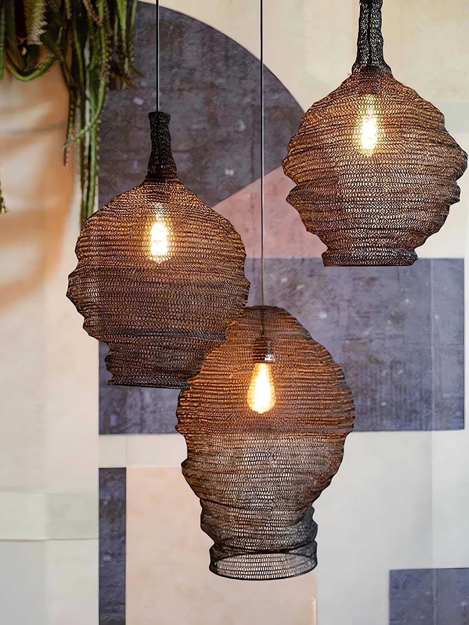 Hive Industriel Fil Pendentif Lampes