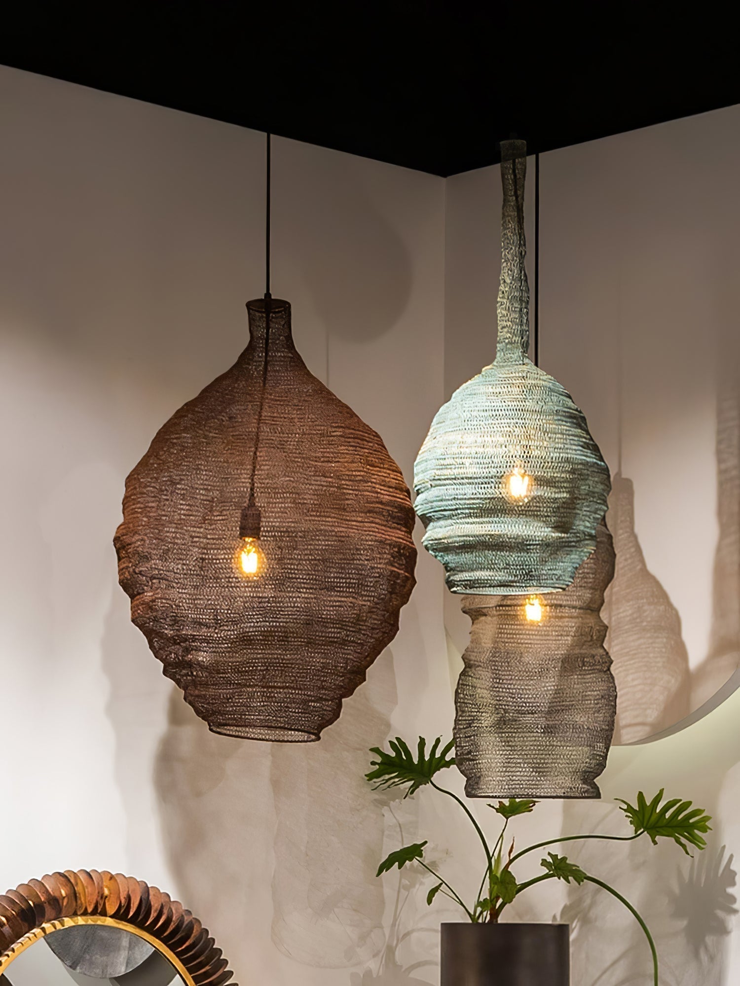 Hive Industriel Fil Pendentif Lampes