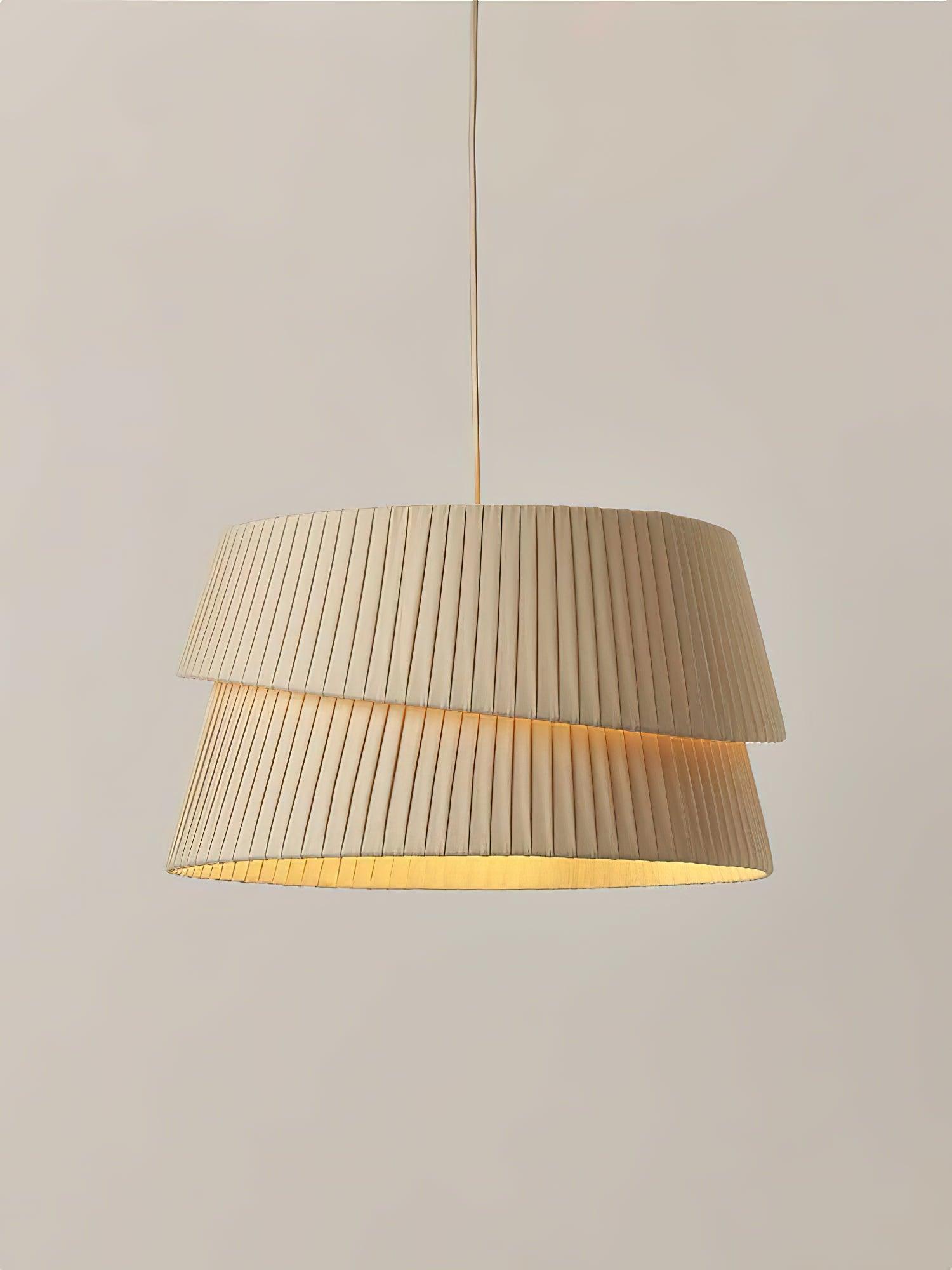 Zarion Tissu Scandinave Pendentif Lumière