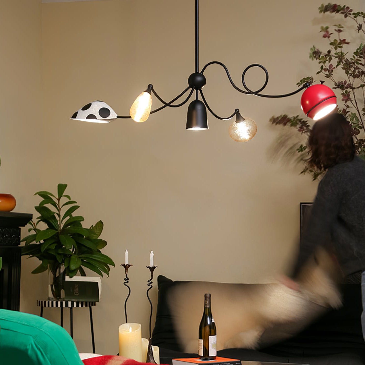Playful Suspension Modulaire en Verre
