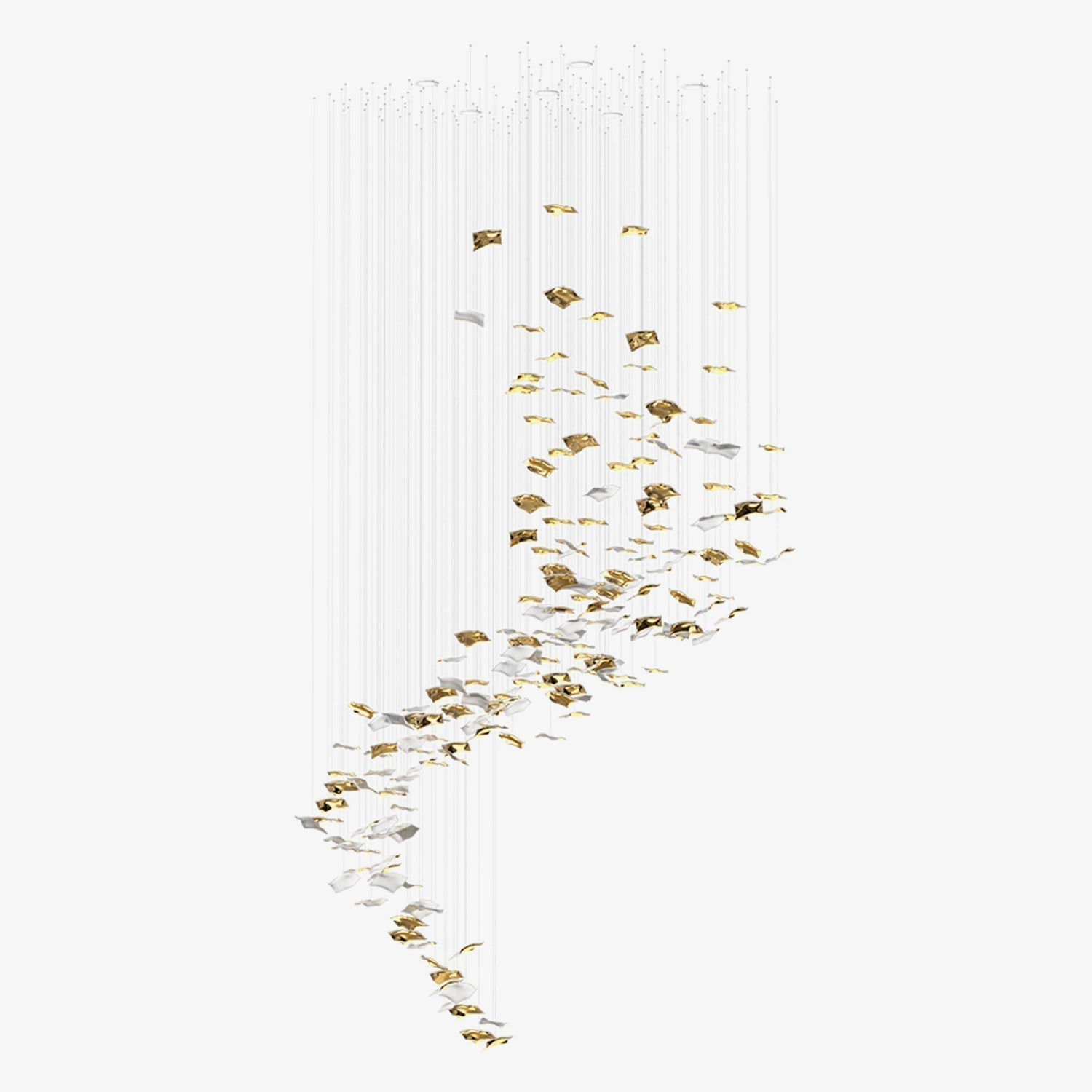 Viliros Verre Spirale Suspension Lumière