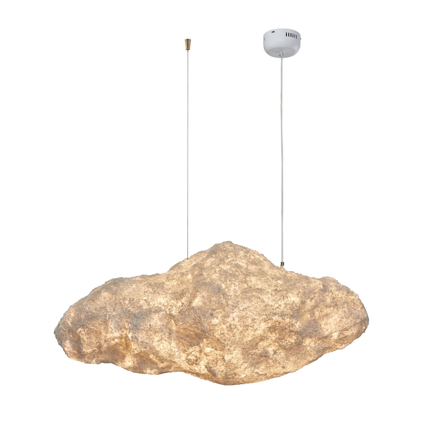 Elliros Texturé Pulpe Papier Suspension Lumière