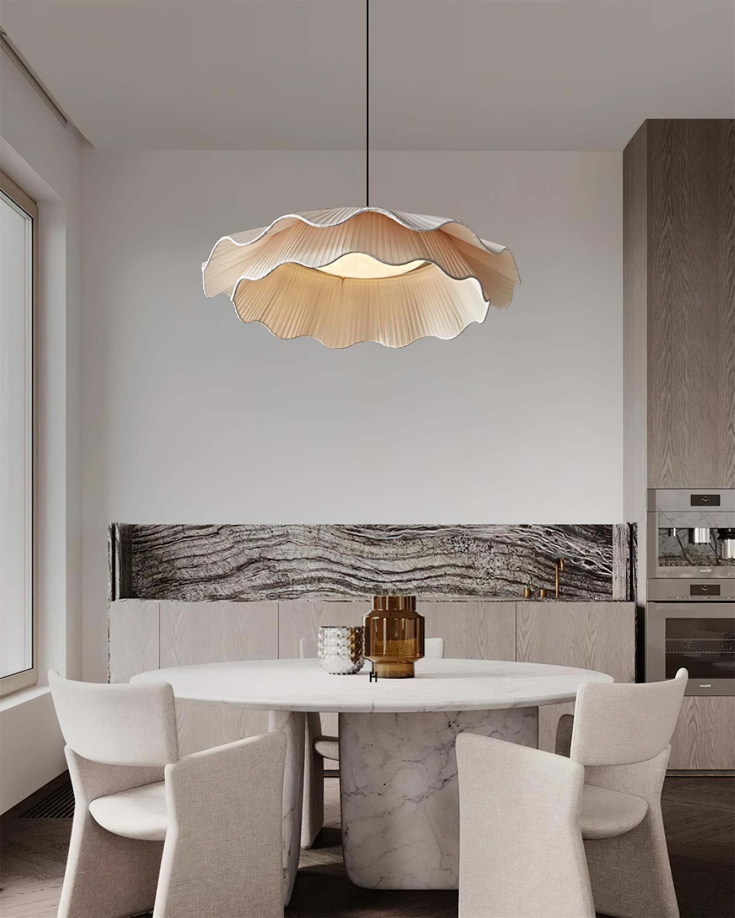 Calavie Suspension Élégante Plissée Ondulée