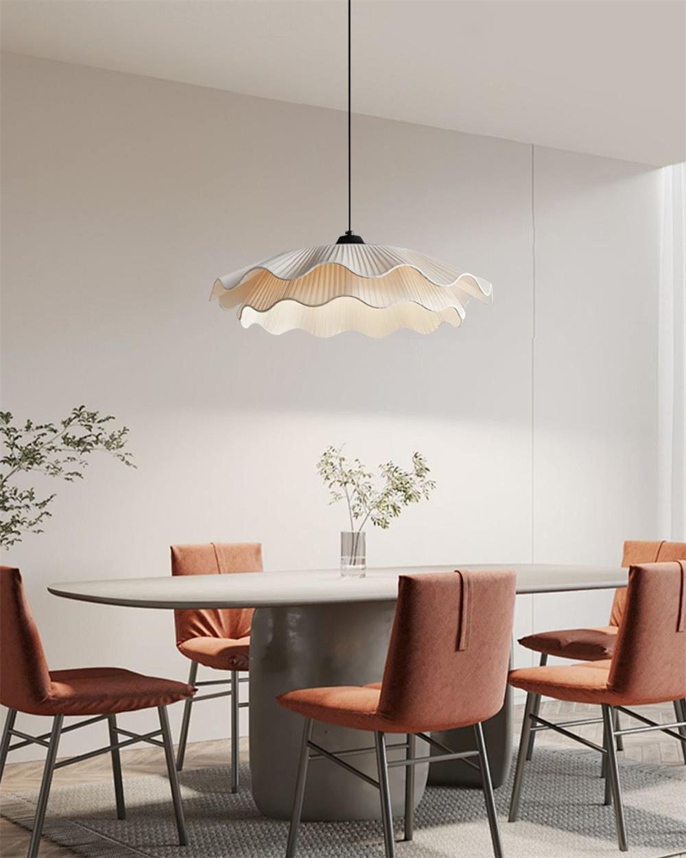 Calavie Suspension Élégante Plissée Ondulée