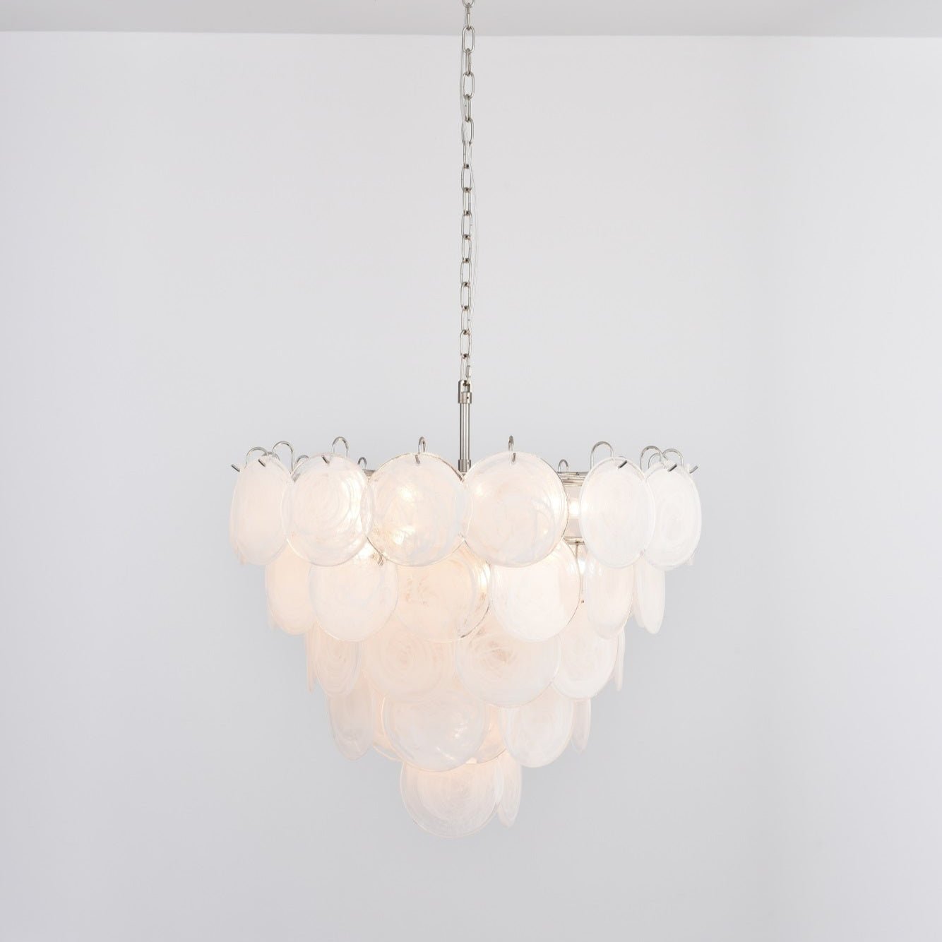 Aurora Lustre en Verre de Murano Blanc