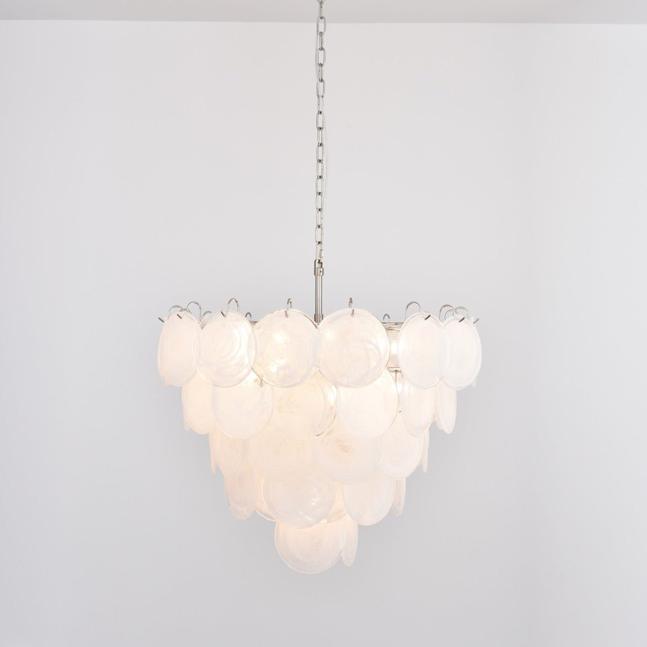 Aurora Lustre en Verre de Murano Blanc