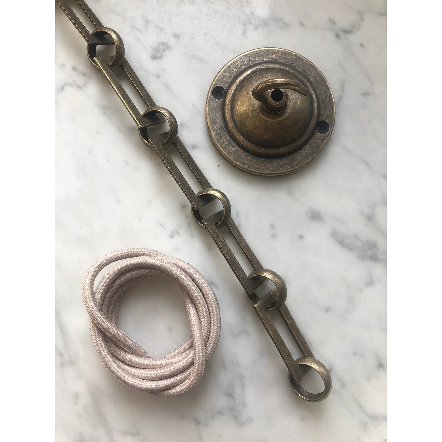 Zavelila Suspension Métal Plâtre Blanc Minimaliste