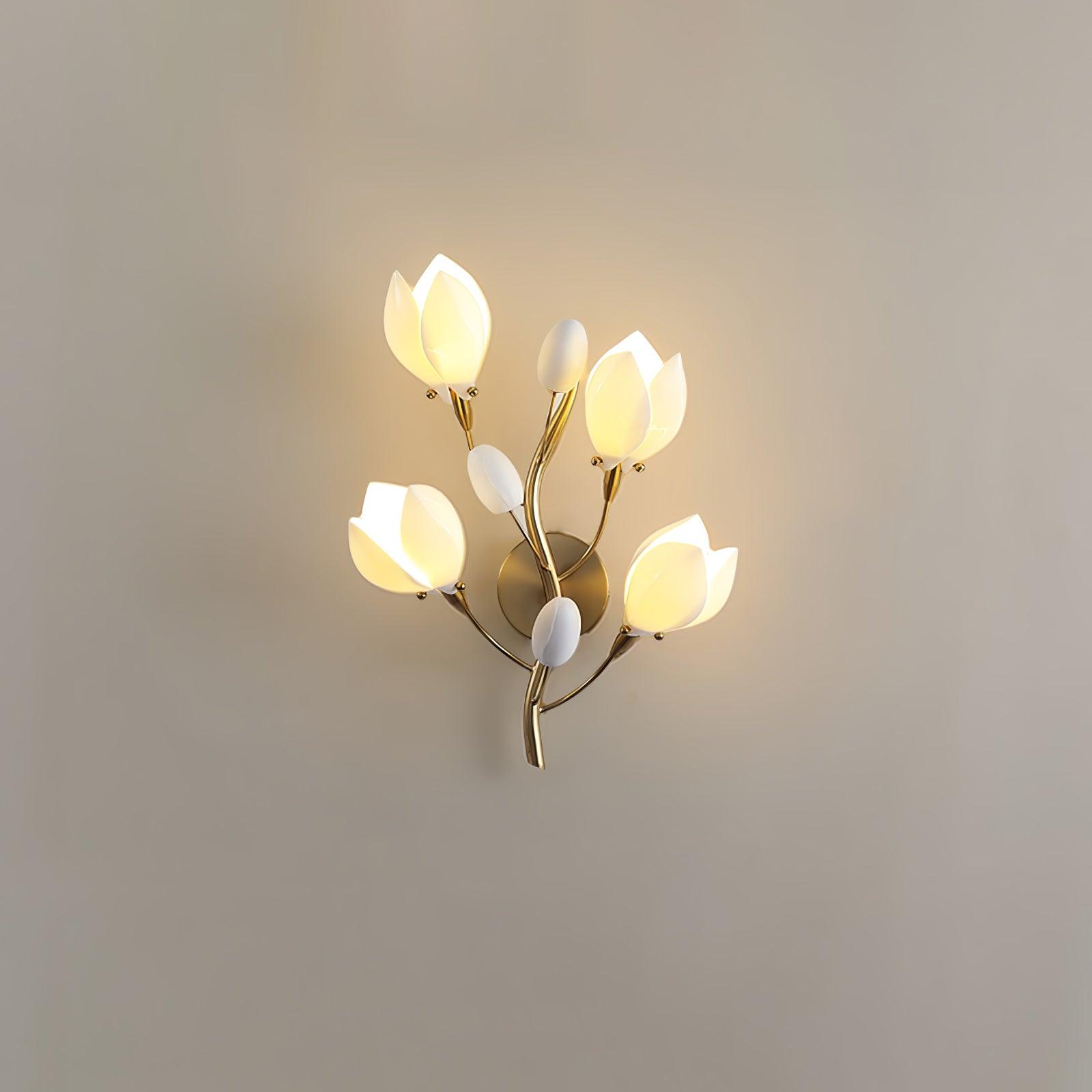 Zasila Applique Murale Céramique Magnolia Élégance