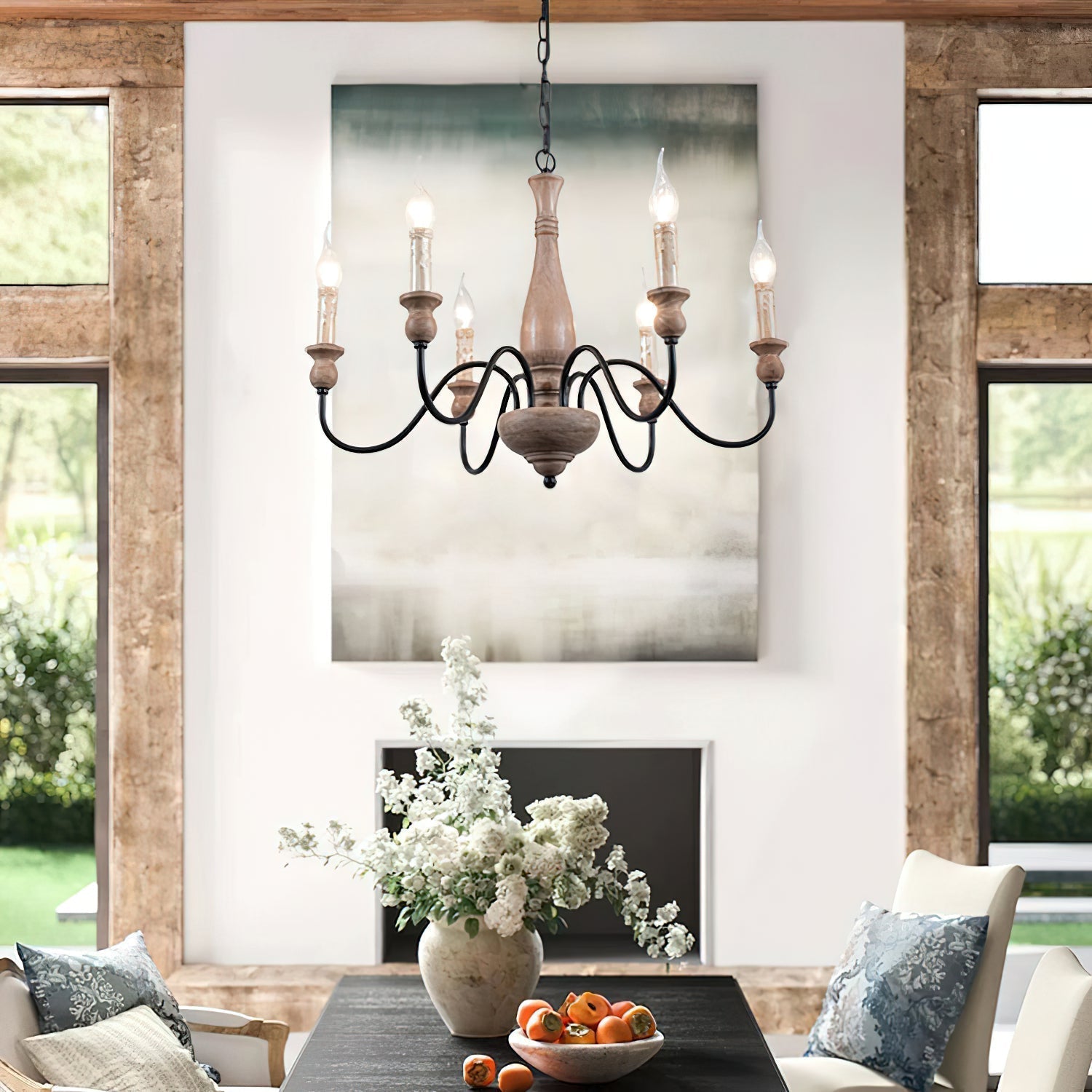 Aurora Lustre Ferme Rustique