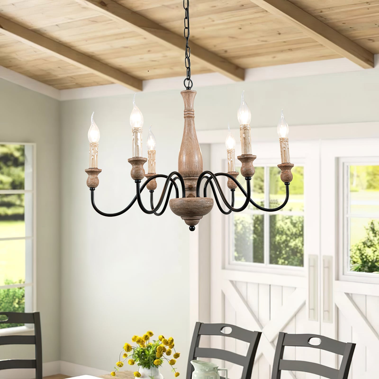 Aurora Lustre Ferme Rustique