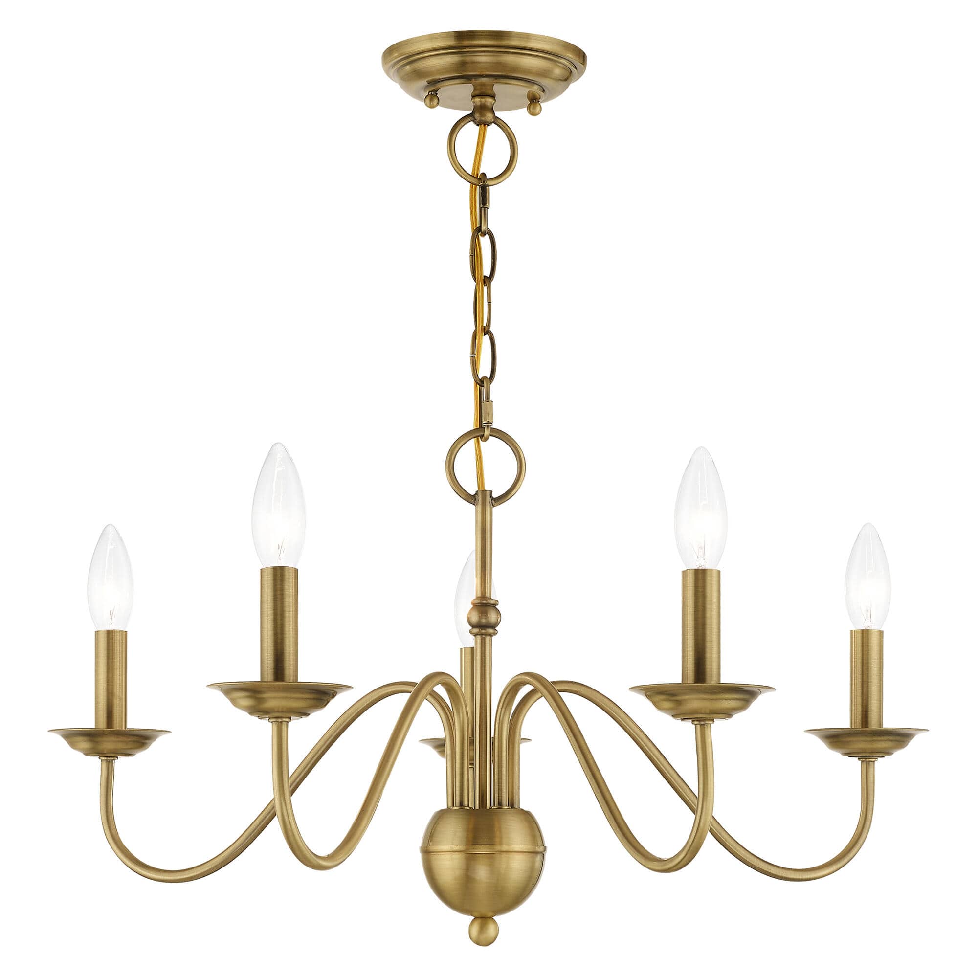 Avvarir Lustre Métal Laiton Industriel Vintage