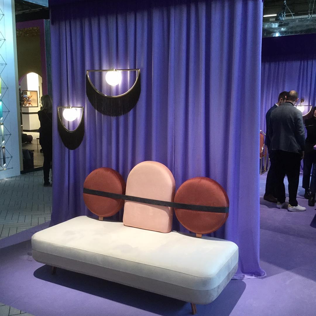 Solara Lampe suspendue en tissu à franges style globe rétro bohème